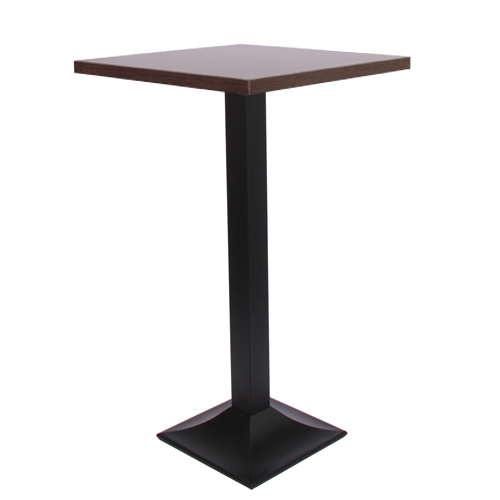 plateau de table MDF 44 mm d'épaisseur, 70 x 70 cm décor wengé