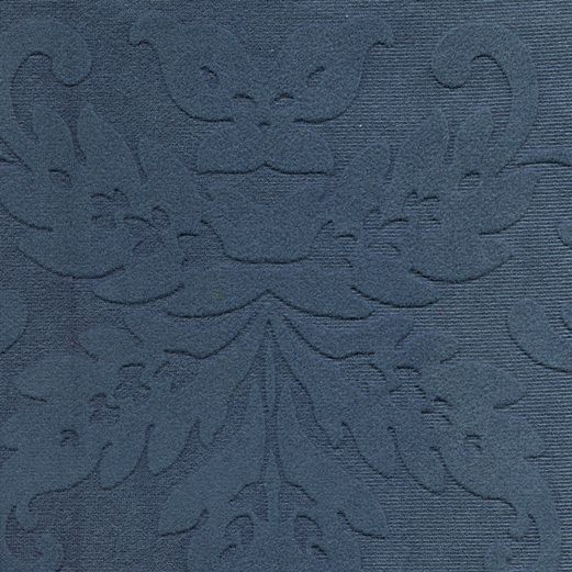 Tissu ornement baroque BD57 bleu azur