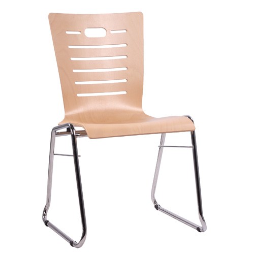 Chaise coque en bois / chaise empilable COMBISIT C70
