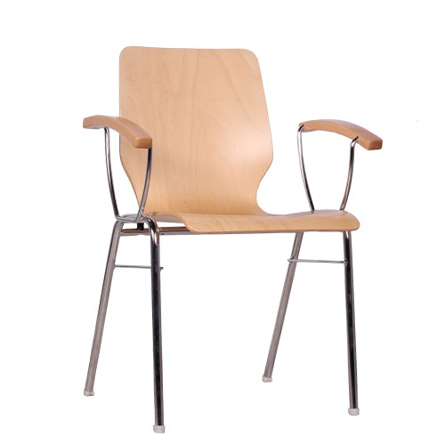 Chaise coque en bois / chaise empilable COMBISIT D20