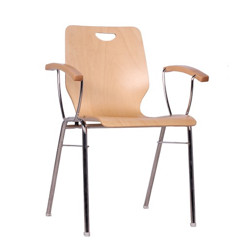 Chaise coque en bois / chaise empilable COMBISIT D20G