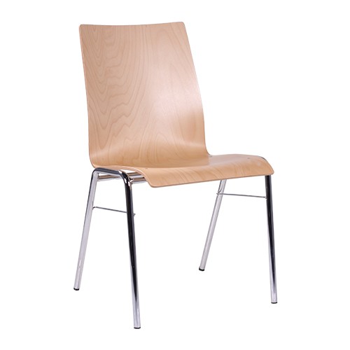 Chaise coque en bois / chaise empilable COMBISIT H44